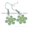 charm metal crystal earring